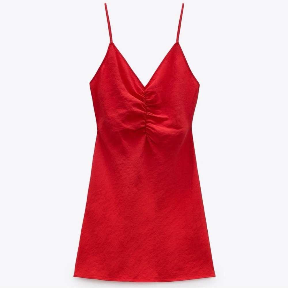 ZARA RED MINI DRESS